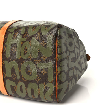 Louis Vuitton Graffiti Keepall 50 Kaki 8 of 9