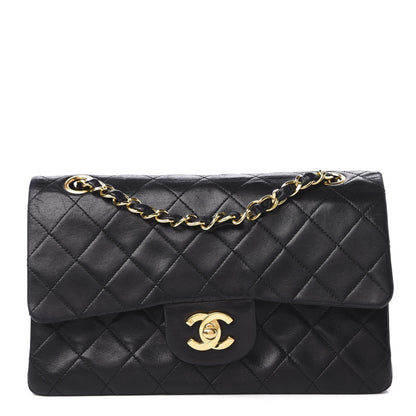Chanel Lambskin Quilted Small Double Flap Black 1 of 12