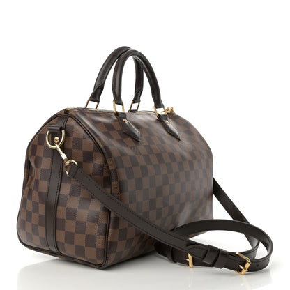 Louis Vuitton Damier Ebene Speedy Bandouliere 30 3 of 12
