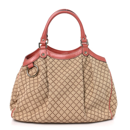 Gucci Diamante Medium Sukey Tote Coral 1 of 10