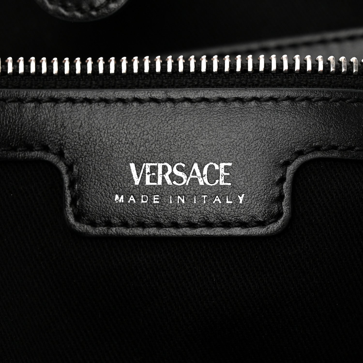 Versace Raffia Studded La Medusa Large Tote Beige 6 of 11