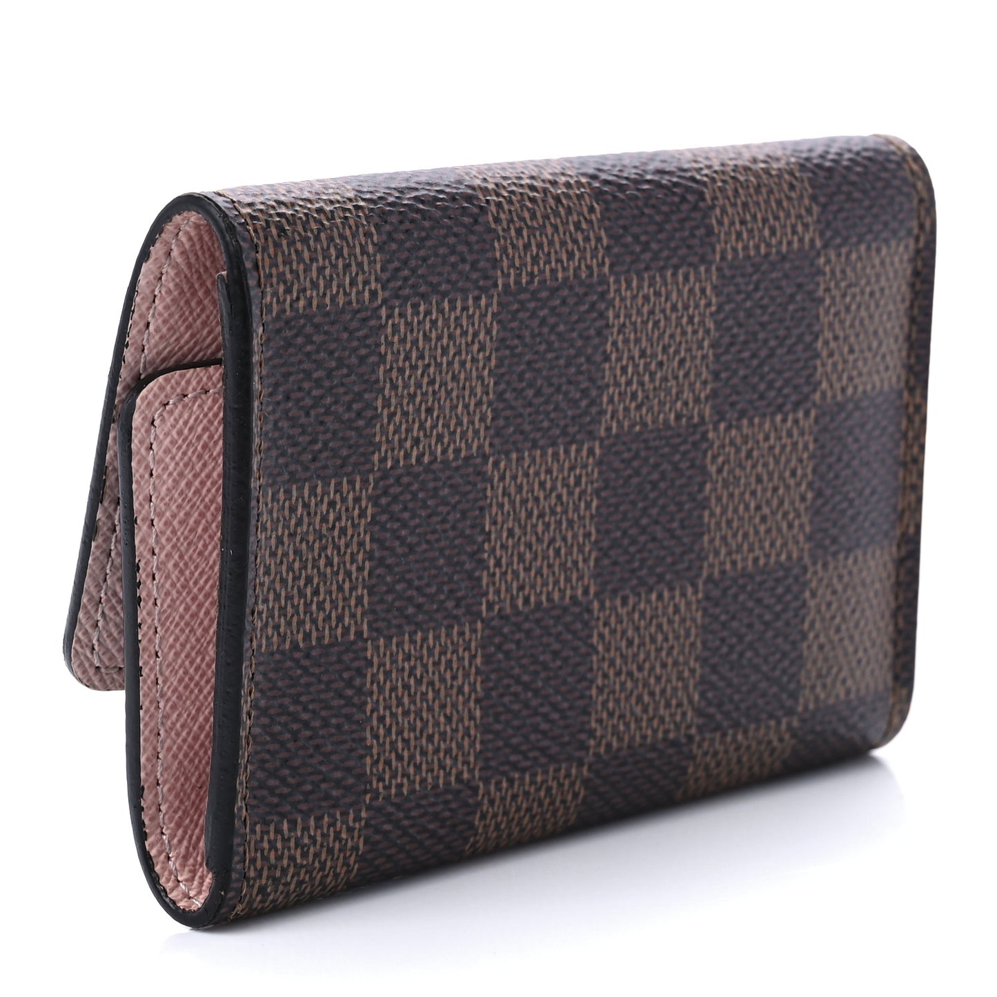 Damier Ebene Multicles 6 Key Holder Rose Ballerine