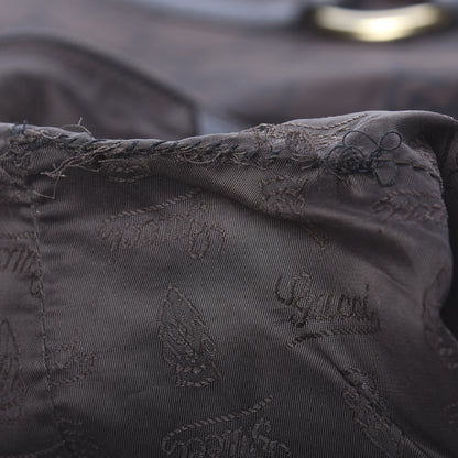 Gucci Canvas GG Reins Hobo Brown Black 9 of 11