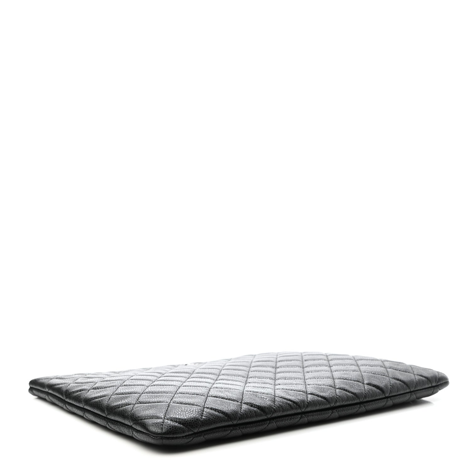Chanel Caviar Quilted Large Cosmetic Case Black 4 of 7