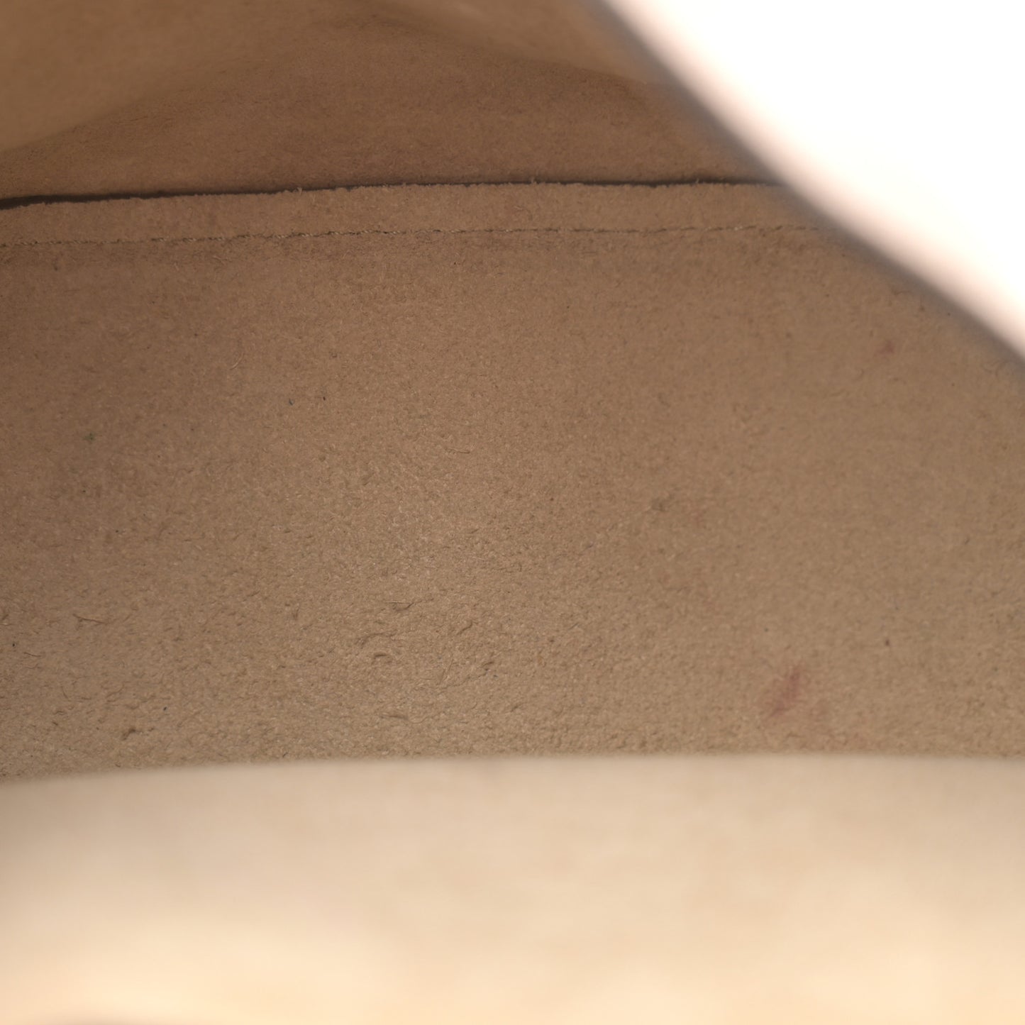 Suede Smooth Calfskin Drew Shoulder Bag Motty Grey