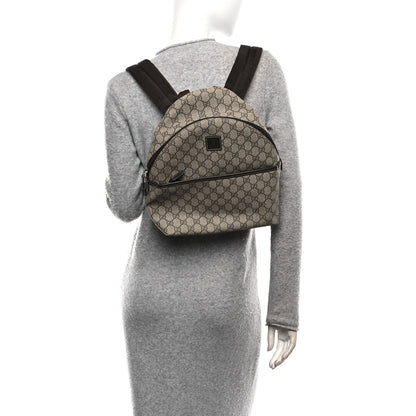 Gucci GG Supreme Monogram Margaux Calfskin Childrens Day Backpack Beige Ebony Cocoa Dark Chocolate 2 of 10