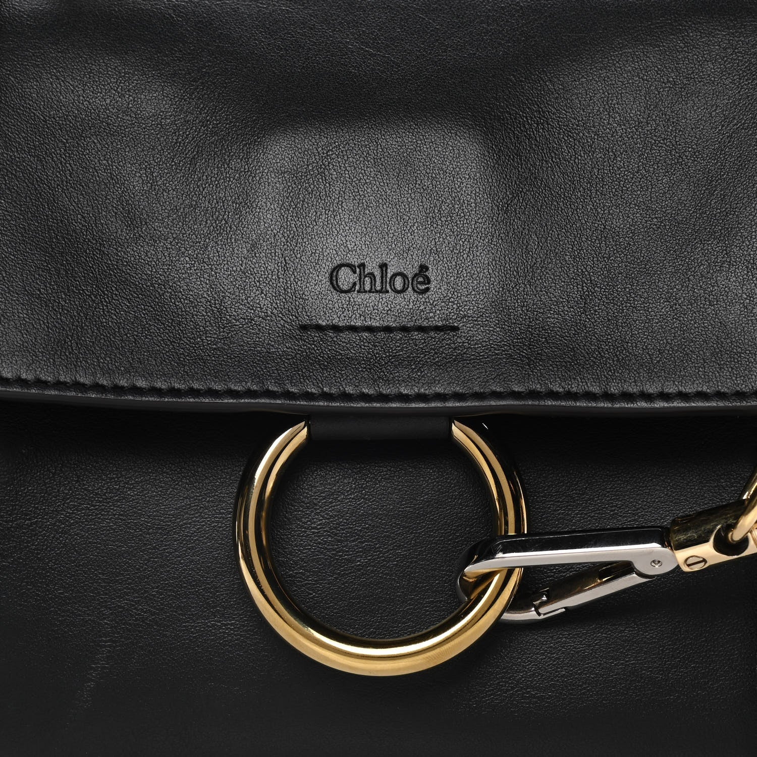Chloe Calfskin Small Faye Day Shoulder Bag Black 8 of 14