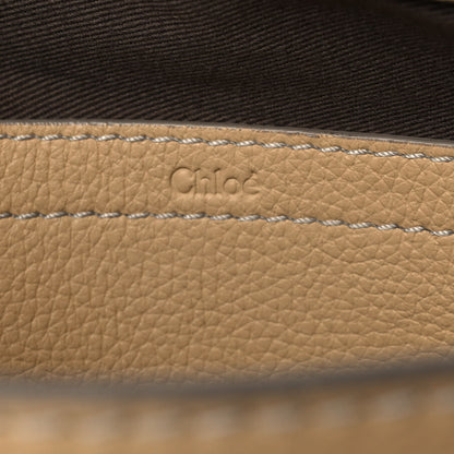 Chloe Grained Calfskin Medium Marcie Saddle Bag Cork Beige 6 of 14