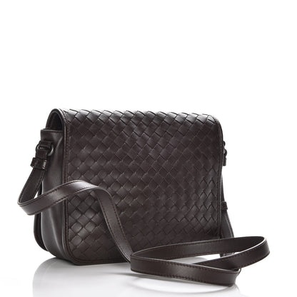 Bottega Veneta Nappa Intrecciato Messenger Bag Ebano 3 of 7