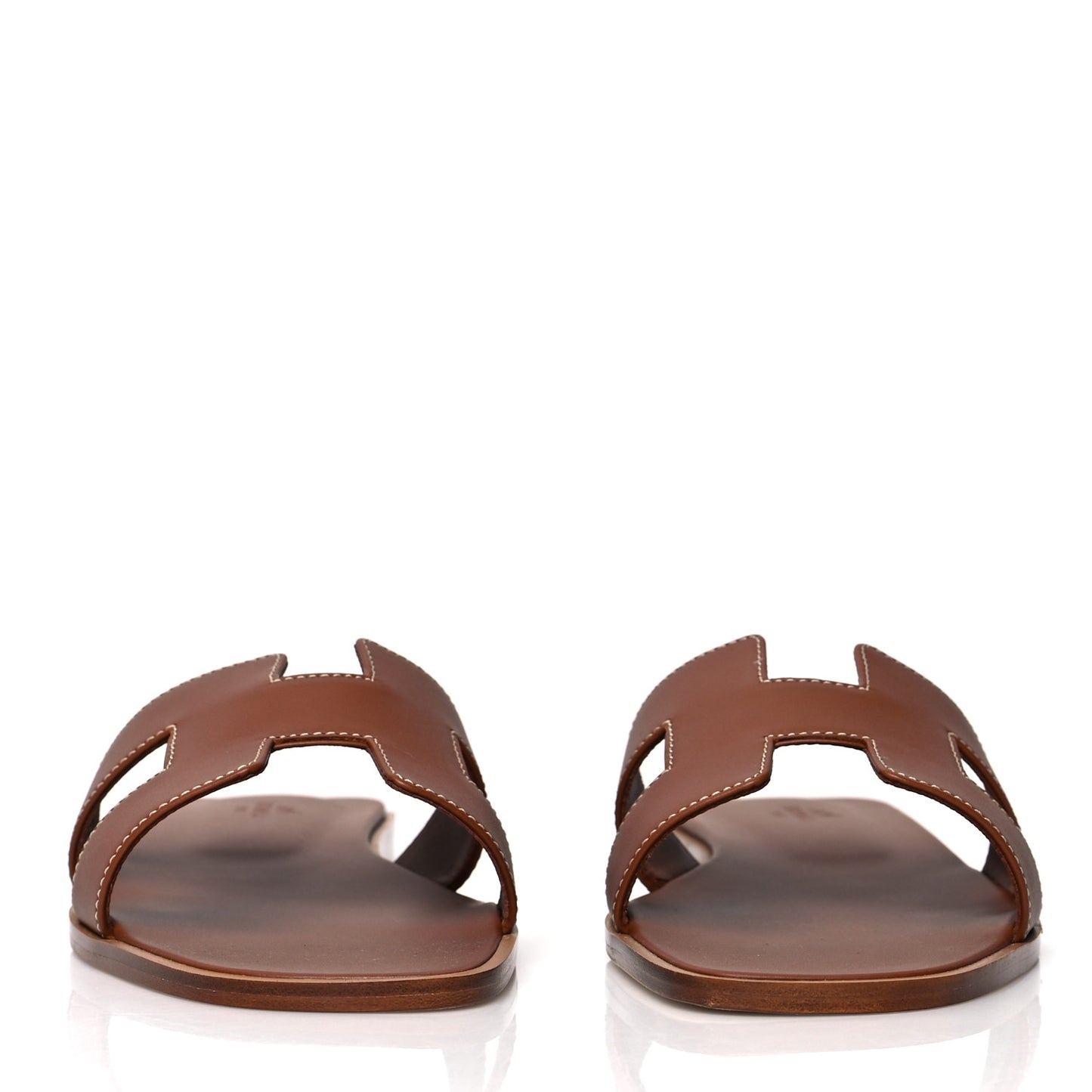 Box Calfskin Oran Sandals 40 Gold