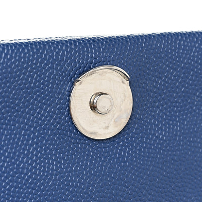 Saint Laurent Grain De Poudre Medium West Hollywood Monogram Fold-Over Denim 12 of 19
