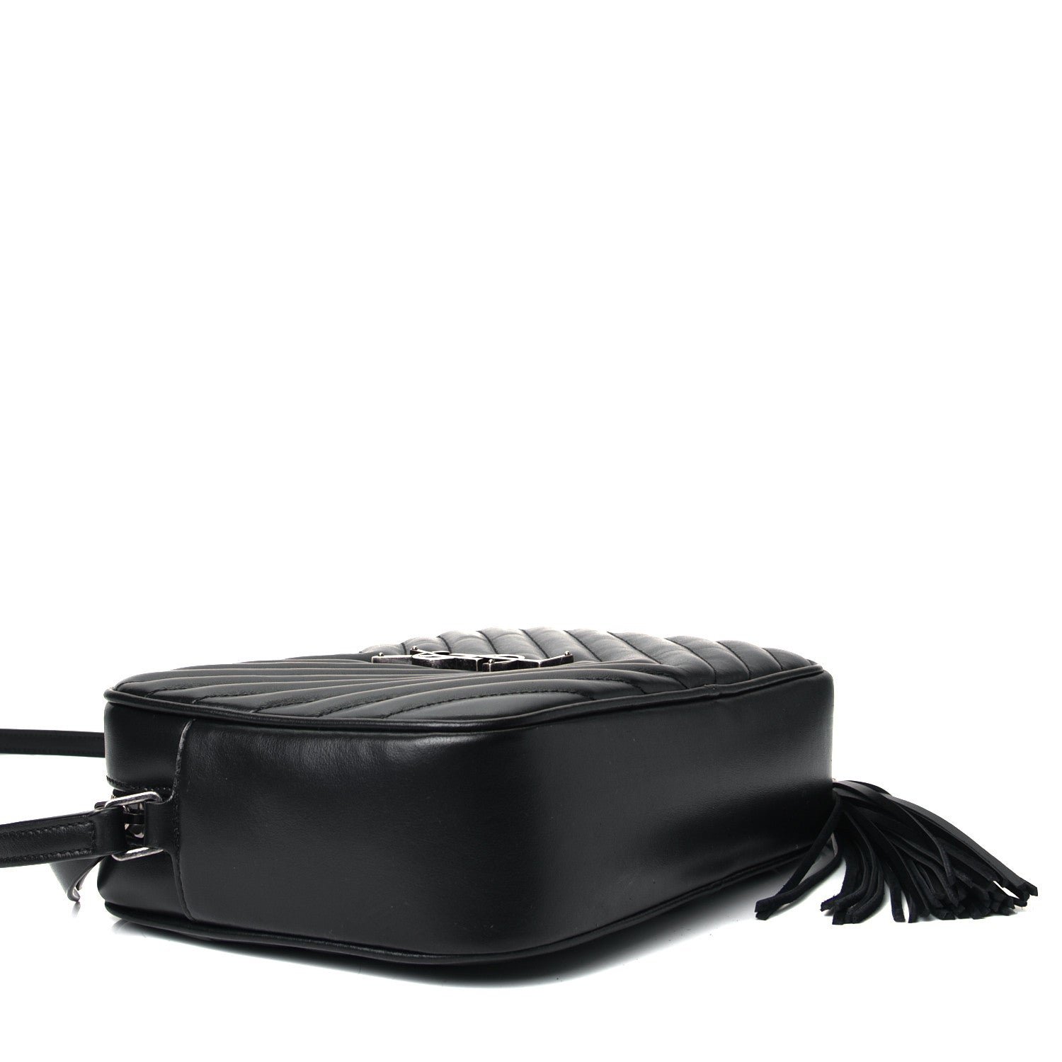 Saint Laurent Calfskin Matelasse Monogram Lou Camera Bag Black 3 of 4