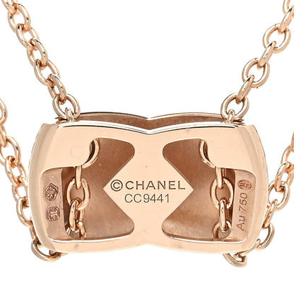 Chanel 18K Beige Gold Coco Crush Pendant Necklace 4 of 6
