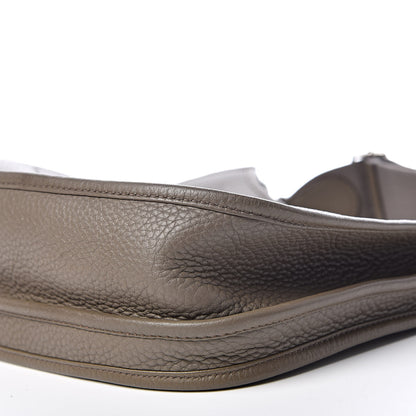 Hermes Taurillon Clemence Evelyne III PM Etain 6 of 12
