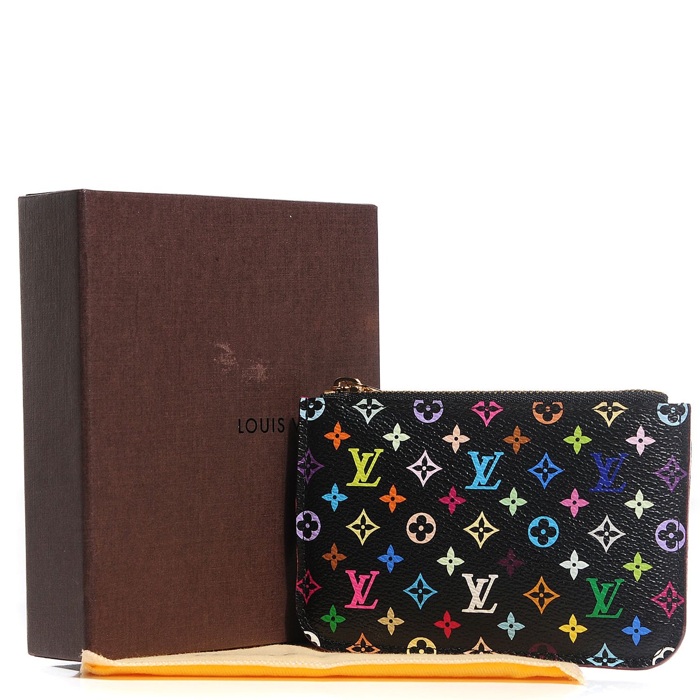 Monogram Multicolor Key Pouch Black Grenade
