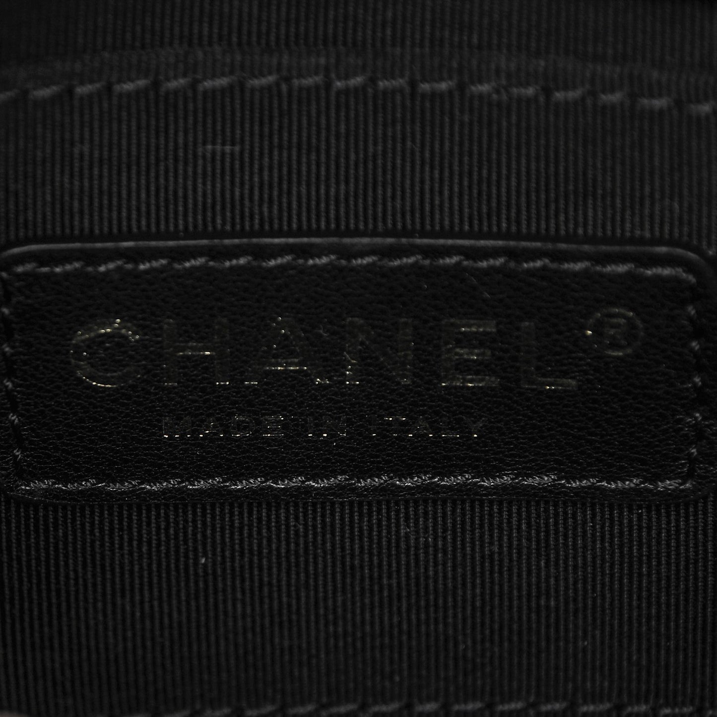 Lambskin Quilted Boy Brick Studded Flap Black