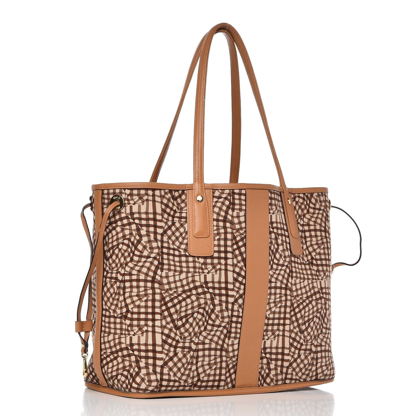 Visetos Medium Liz Reversible Shopper Tote Cognac