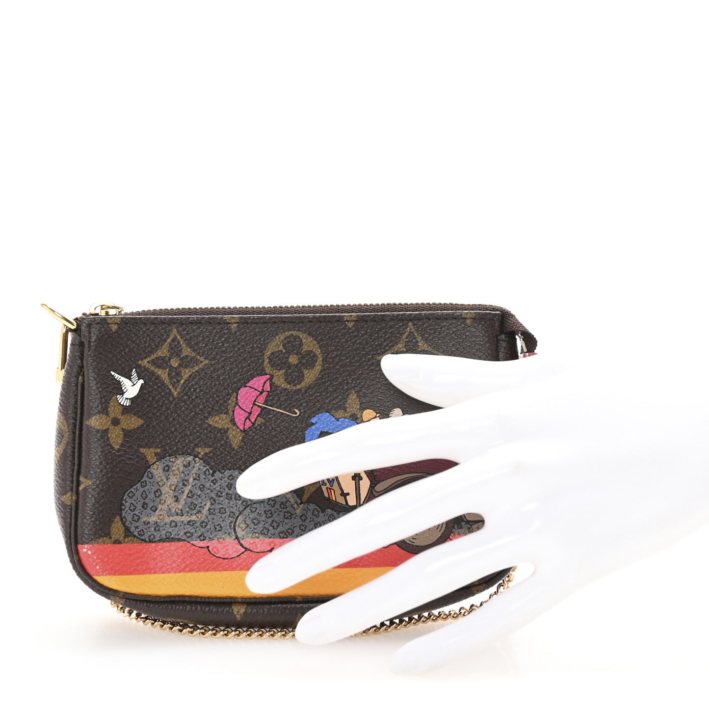 Monogram 2015 Christmas Animation Mini Pochette Accessories