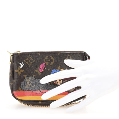 Louis Vuitton Monogram 2015 Christmas Animation Mini Pochette Accessories 2 of 6
