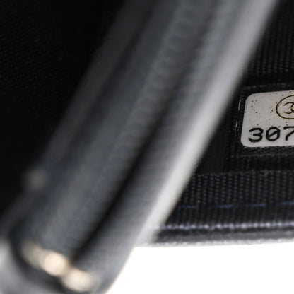 Chanel Lambskin Quilted Chanel 19 Wallet On Chain WOC Navy Blue 8 of 12