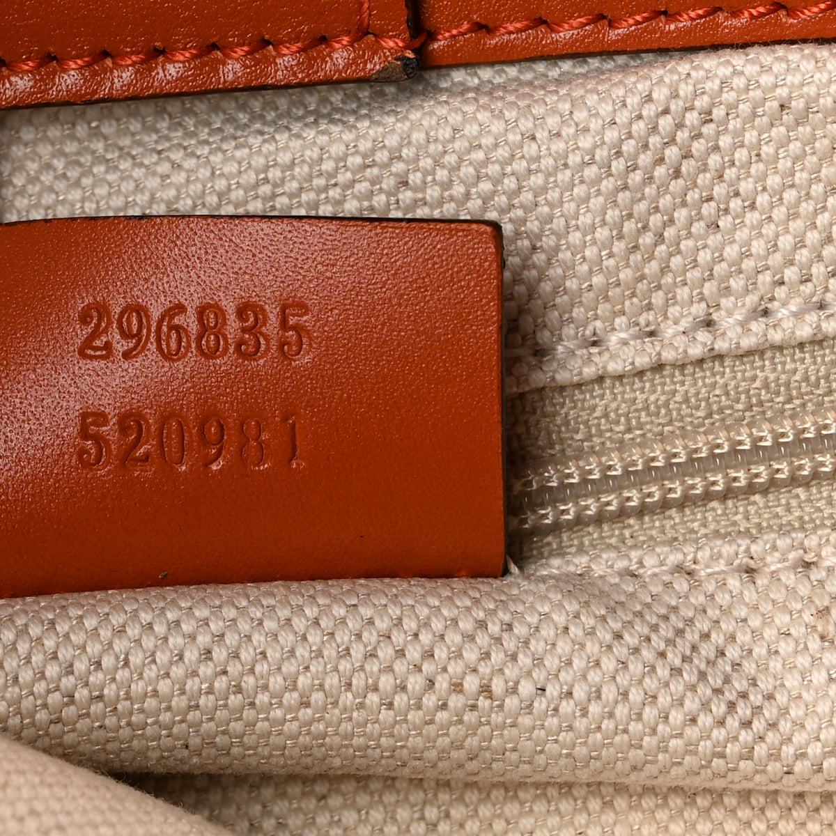 Gucci Monogram Medium Sukey Top Handle Tote Beige Orange 7 of 10