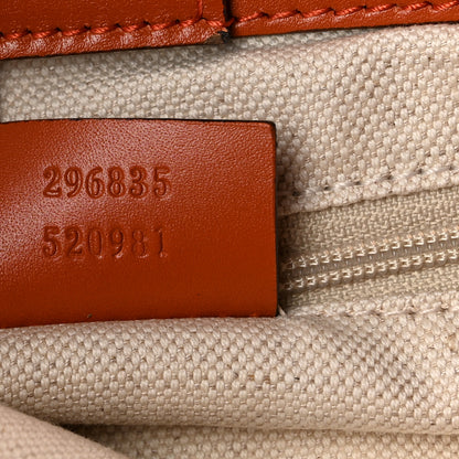 Gucci Monogram Medium Sukey Top Handle Tote Beige Orange 7 of 10