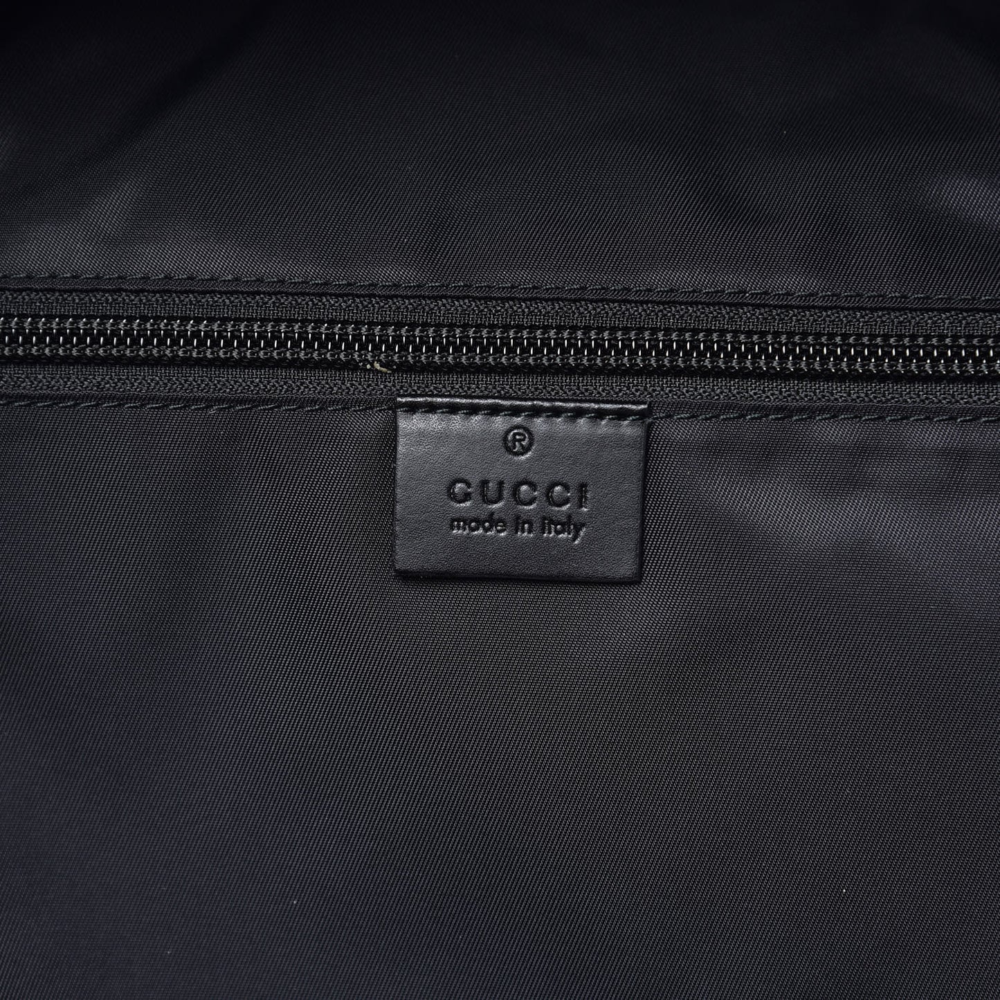 Soft GG Supreme Monogram Appia Calfskin Web Tote Backpack Beige Ebony Black