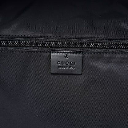Gucci Soft GG Supreme Monogram Appia Calfskin Web Tote Backpack Beige Ebony Black 6 of 10
