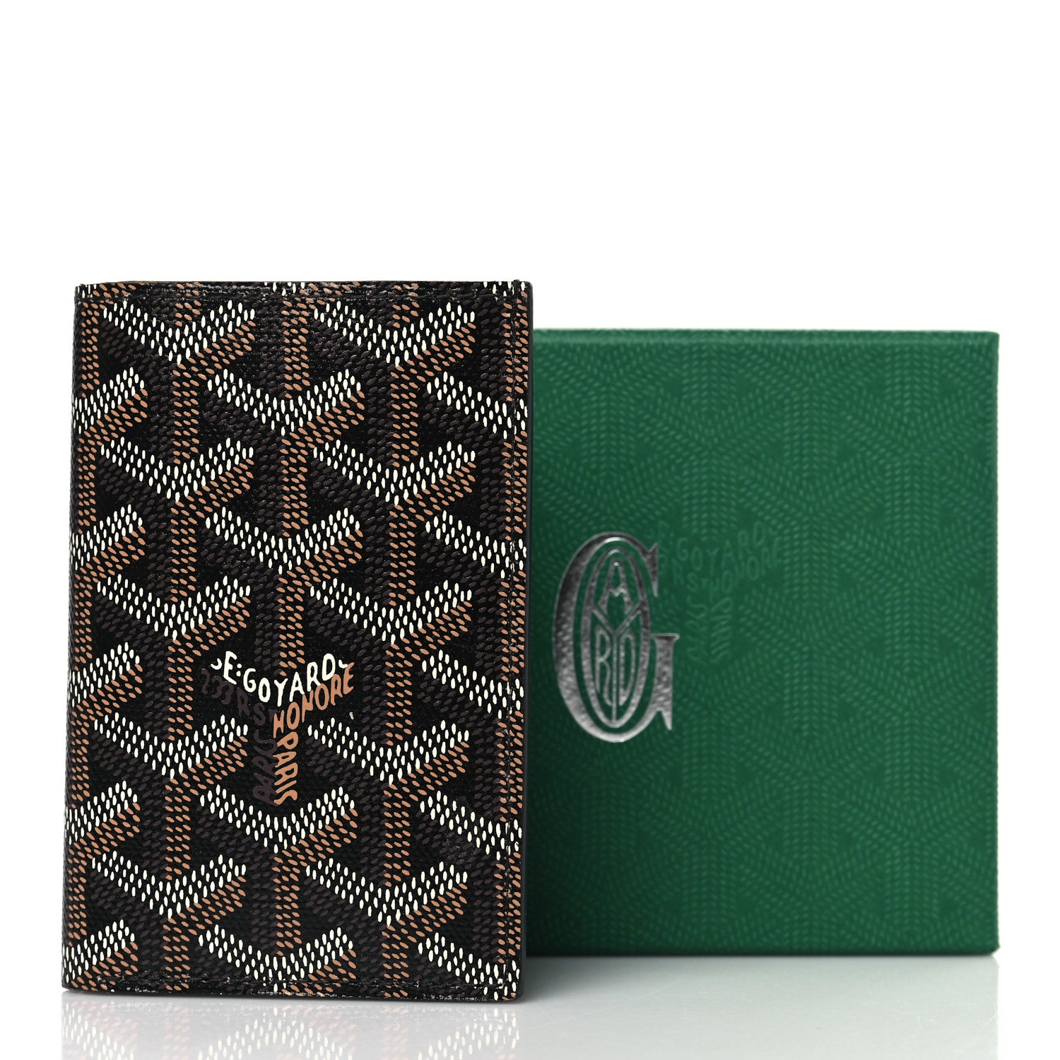 Goyard Goyardine Saint Pierre Card Holder Black 7 of 7