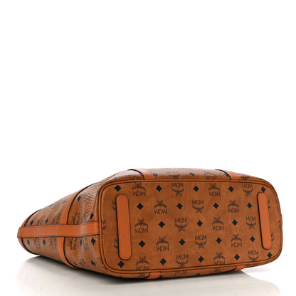 MCM Visetos Medium Delmy Shopper Tote Brown 4 of 9