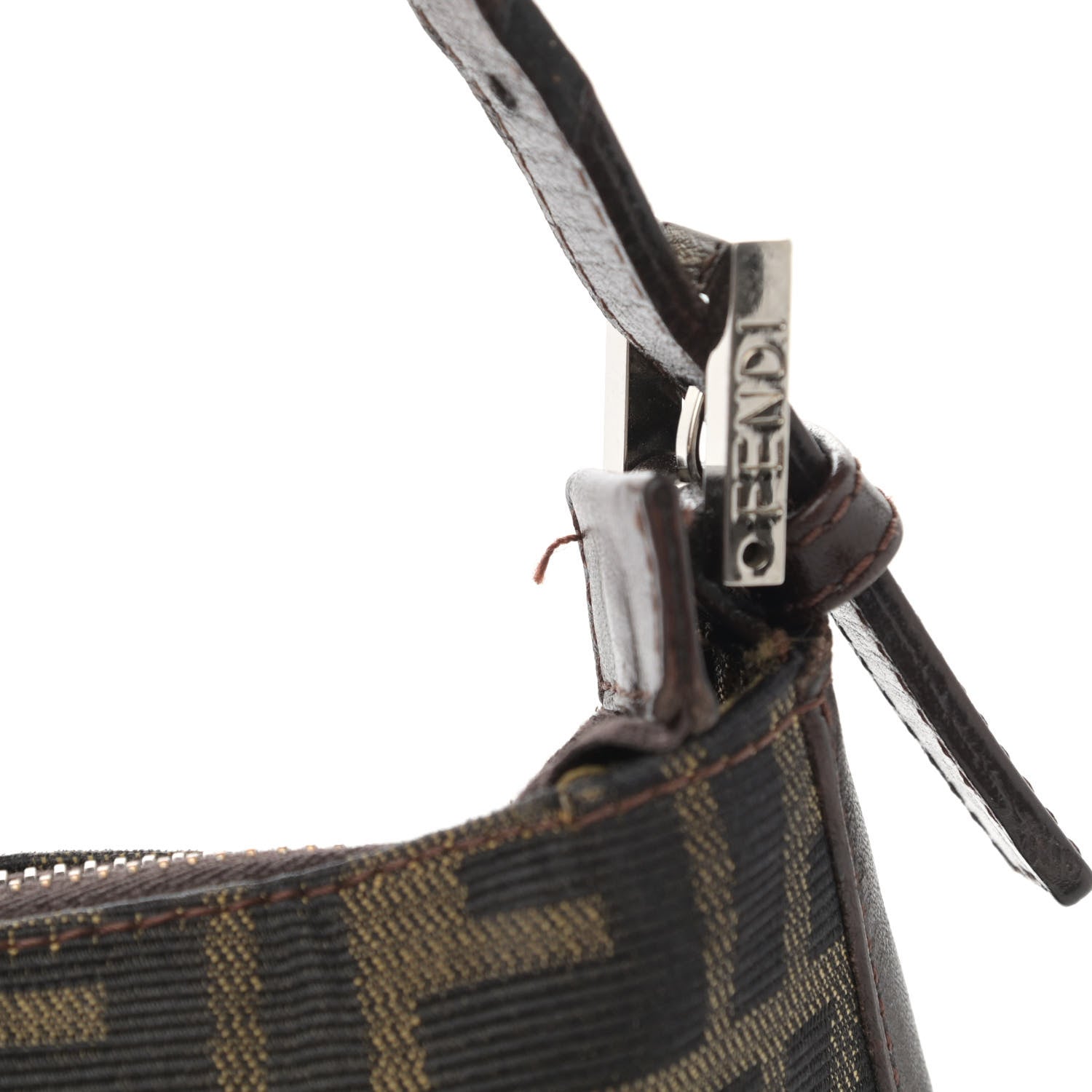 Fendi Zucca Shoulder Bag Tobacco 12 of 15