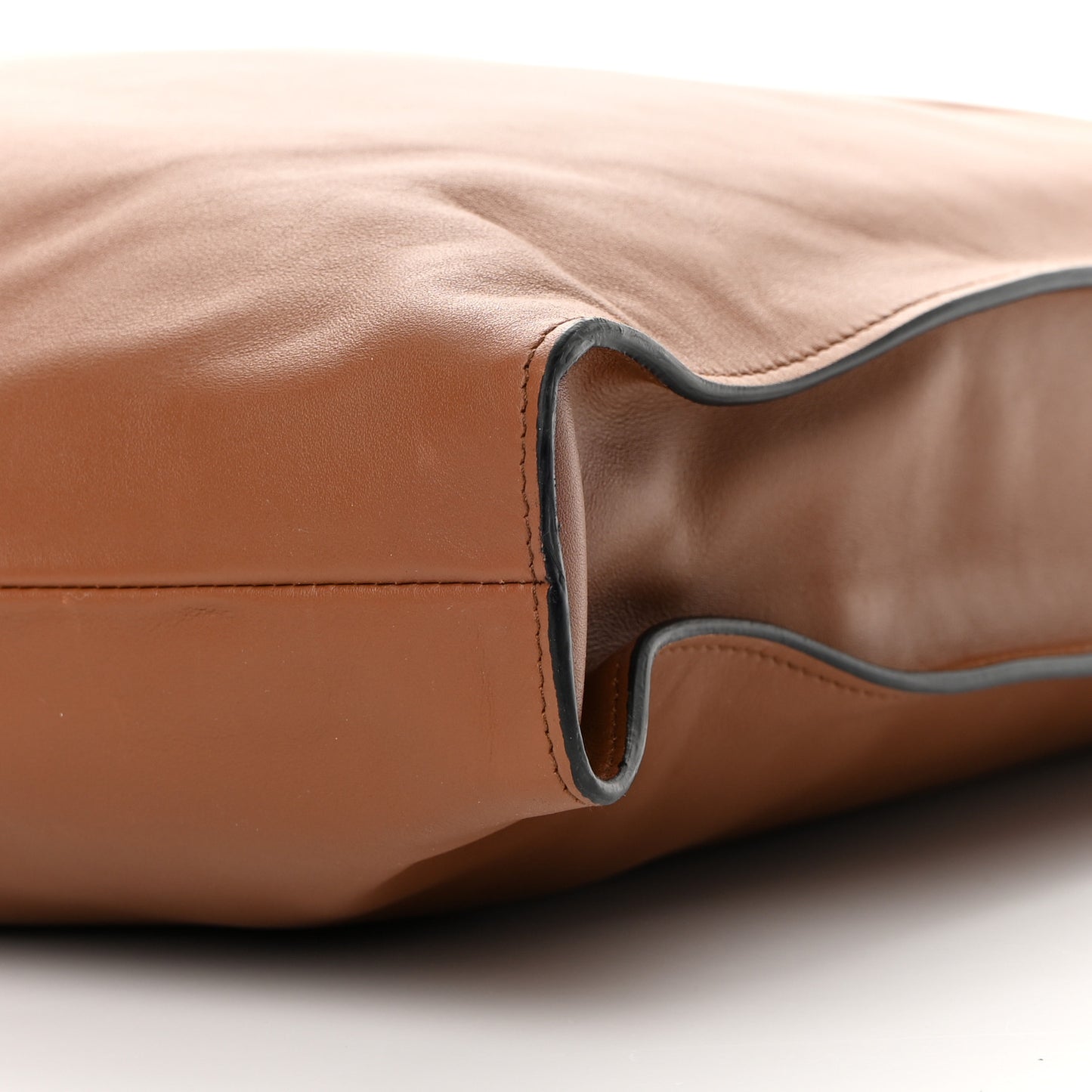 Soft Calfskin Tote Cognac