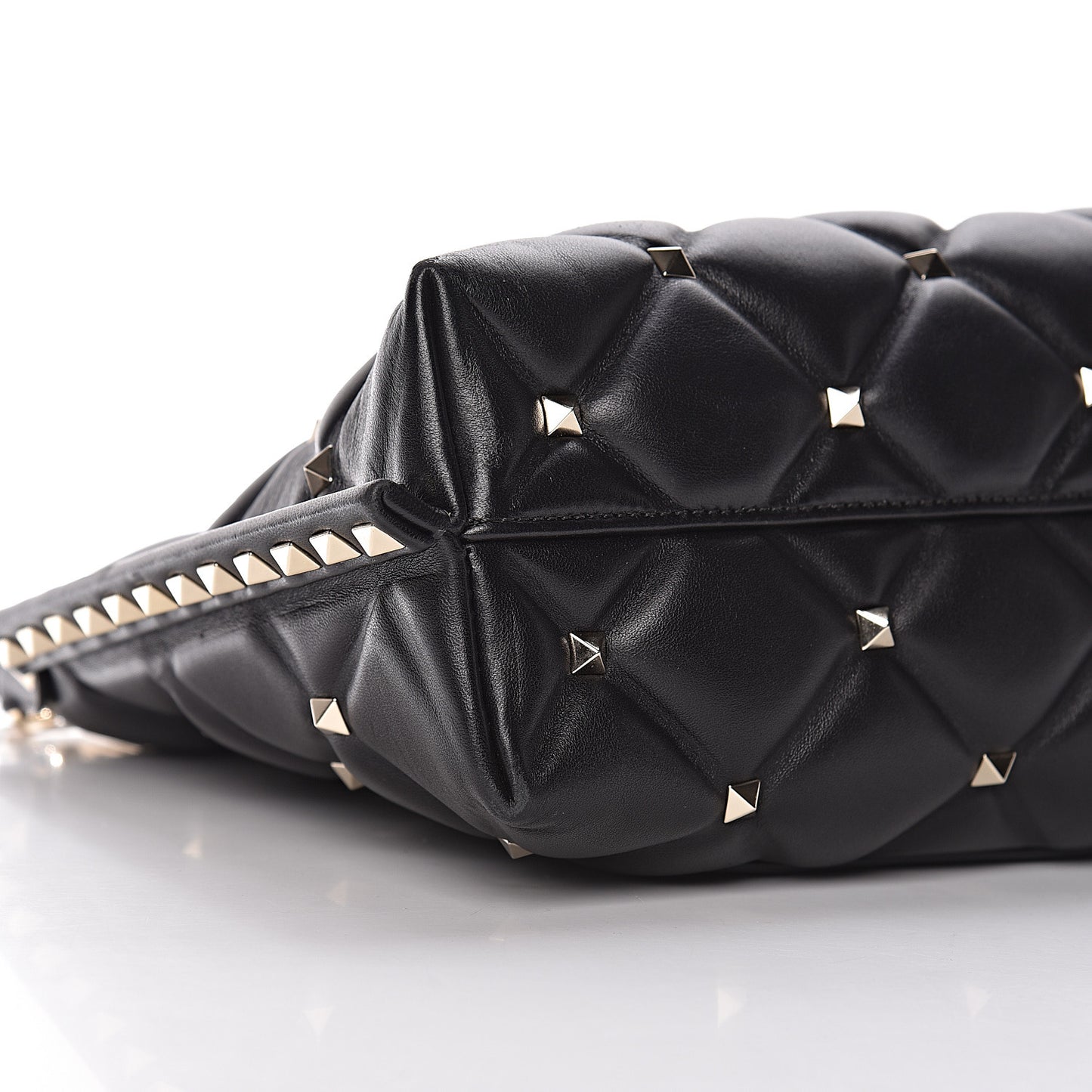 Nappa Candystud Shoulder Bag Black