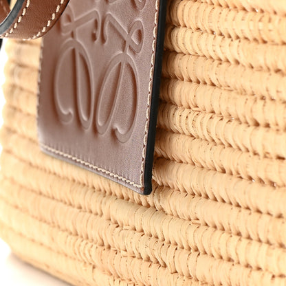 Loewe Raffia Small Square Basket Tote Bag Natural 14 of 15