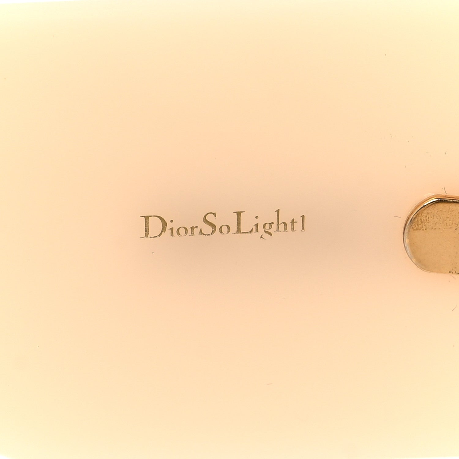 Christian Dior Acetate DiorSo Light 1 Shield Sunglasses Ivory 6 of 9
