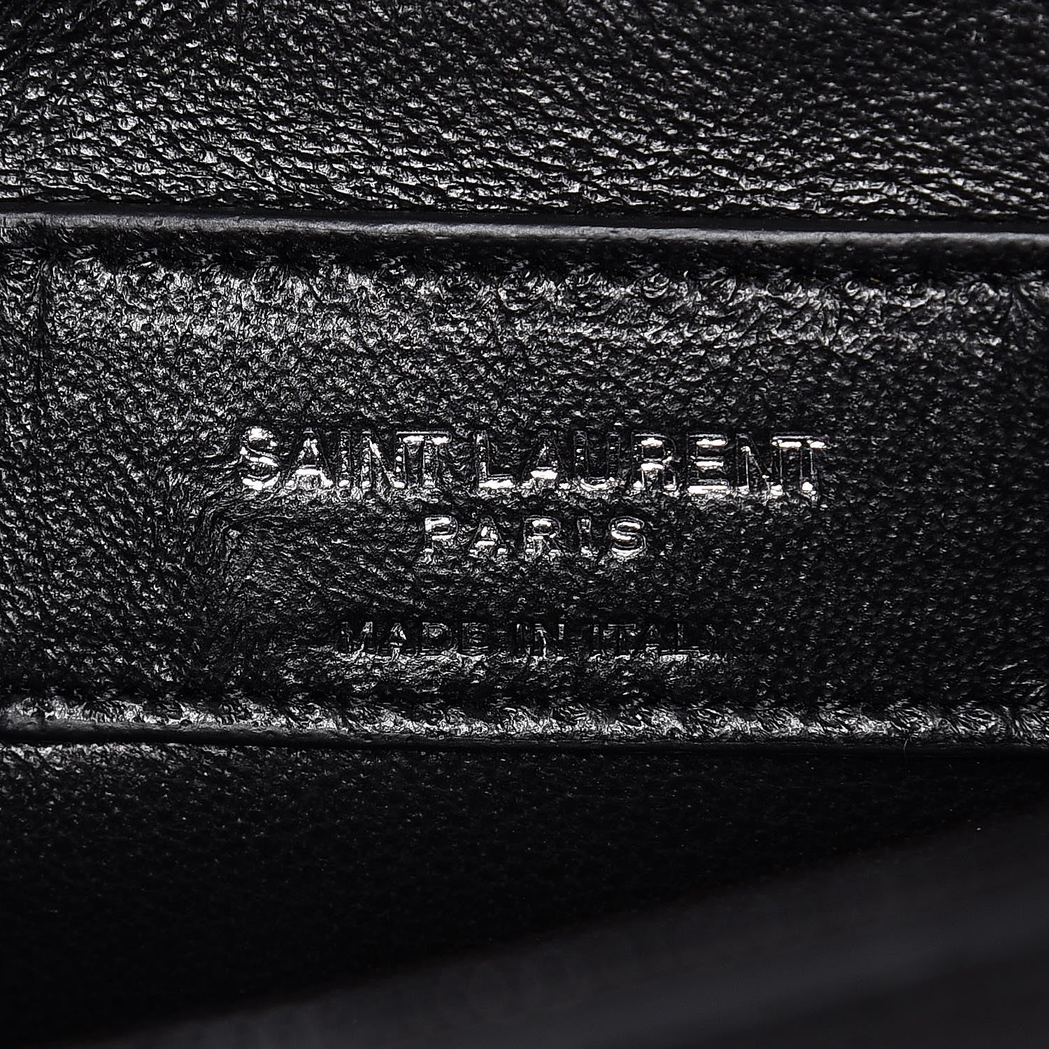 Saint Laurent Grain De Poudre Small Monogram Kate Satchel Black 6 of 6