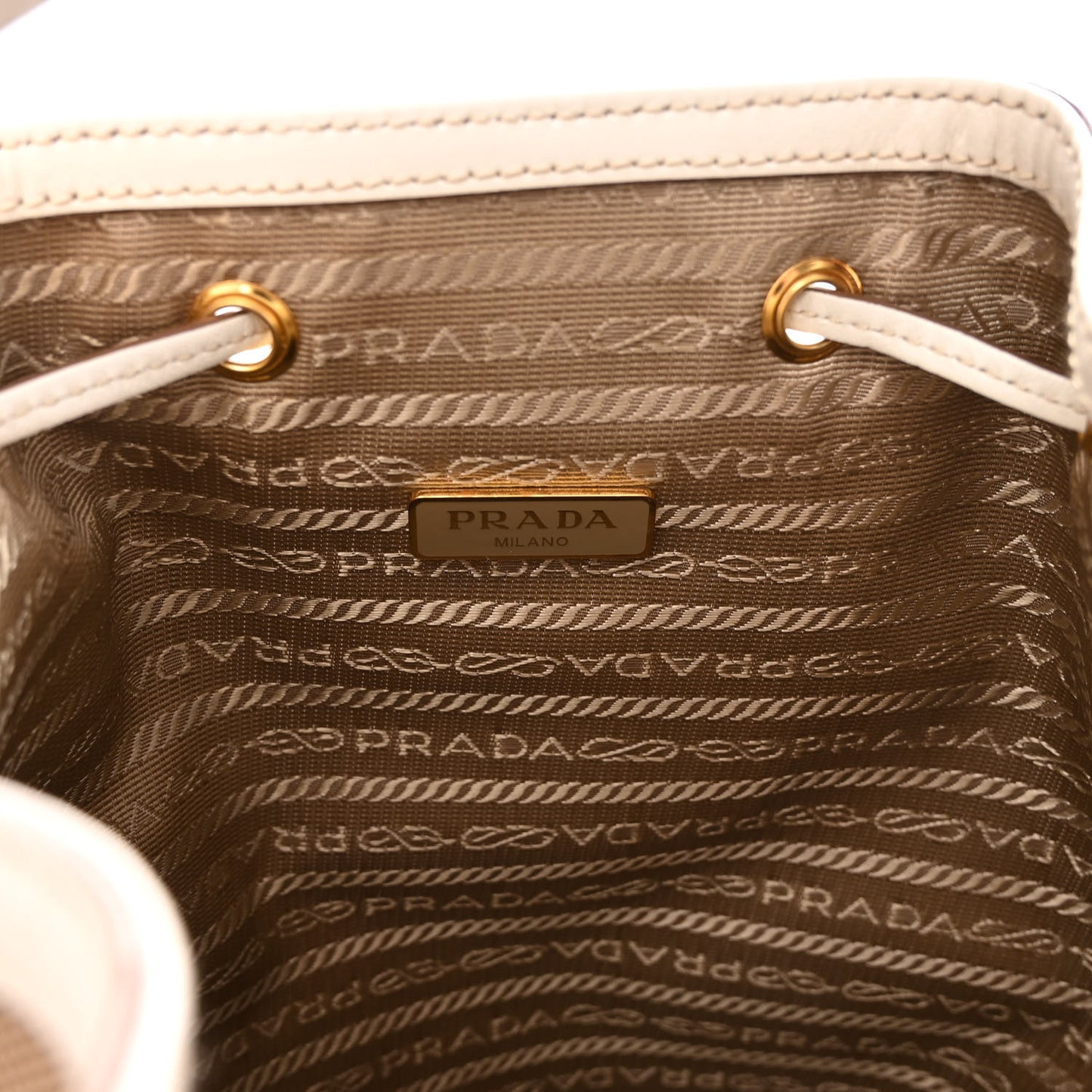 Jacquard Logo Mini Bucket Crossbody Bag Corda Talco