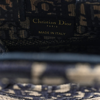 Christian Dior Oblique Mini Book Tote Phone Bag Blue 6 of 10
