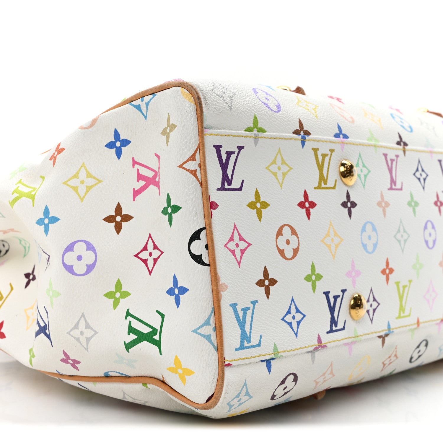 Louis Vuitton Monogram Multicolor Aurelia GM White 8 of 9