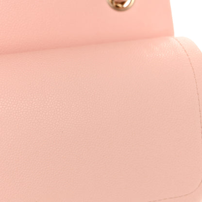 Chanel Caviar Quilted Jumbo Double Flap Light Pink 13 of 15