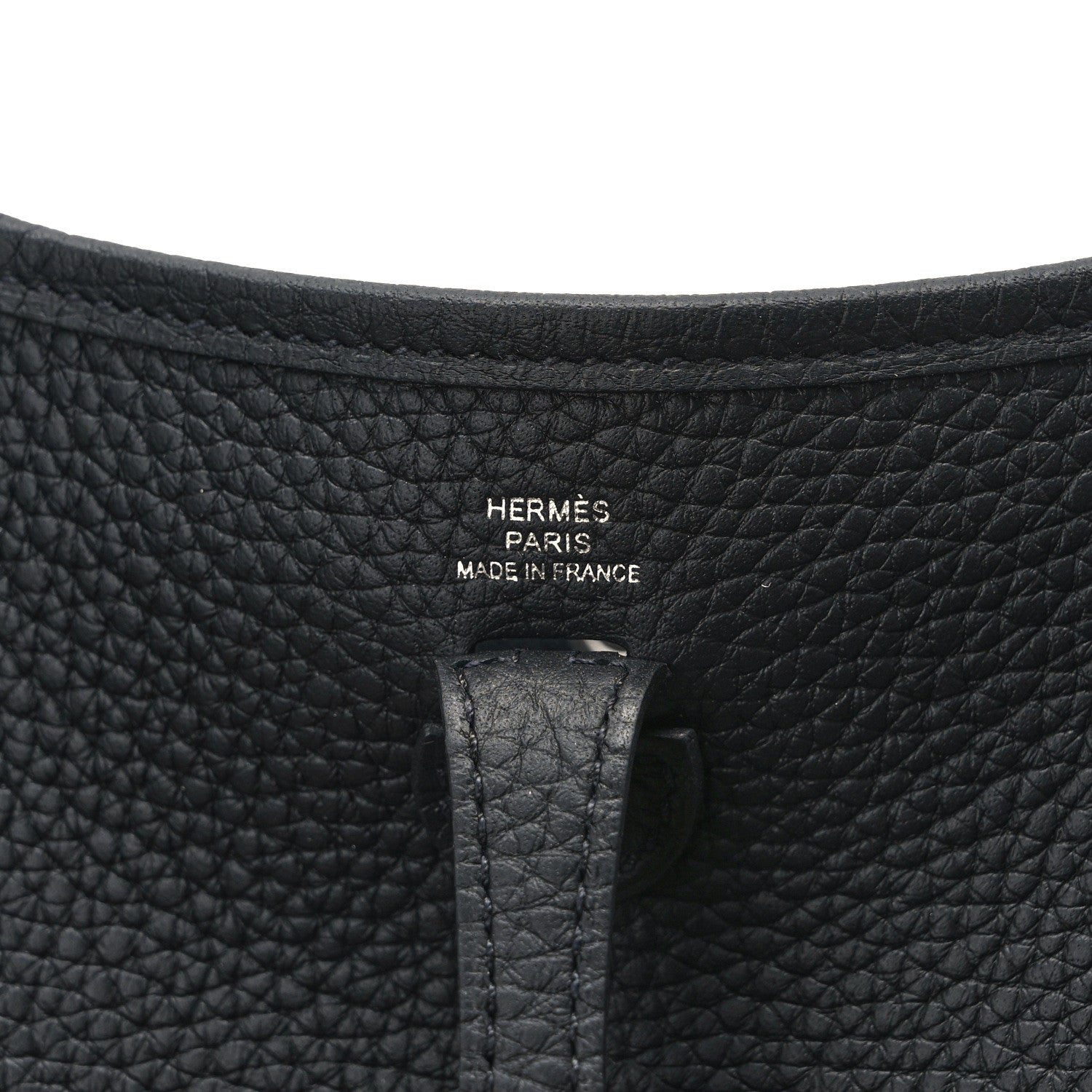 Hermes Taurillon Clemence Evelyne TPM Black 5 of 10