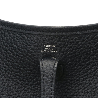 Hermes Taurillon Clemence Evelyne TPM Black 5 of 10