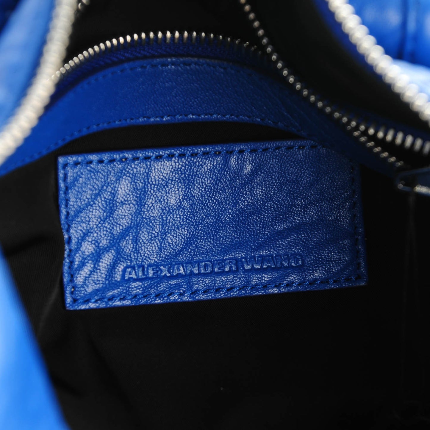 Pebbled Lambskin Rocco Royal Blue
