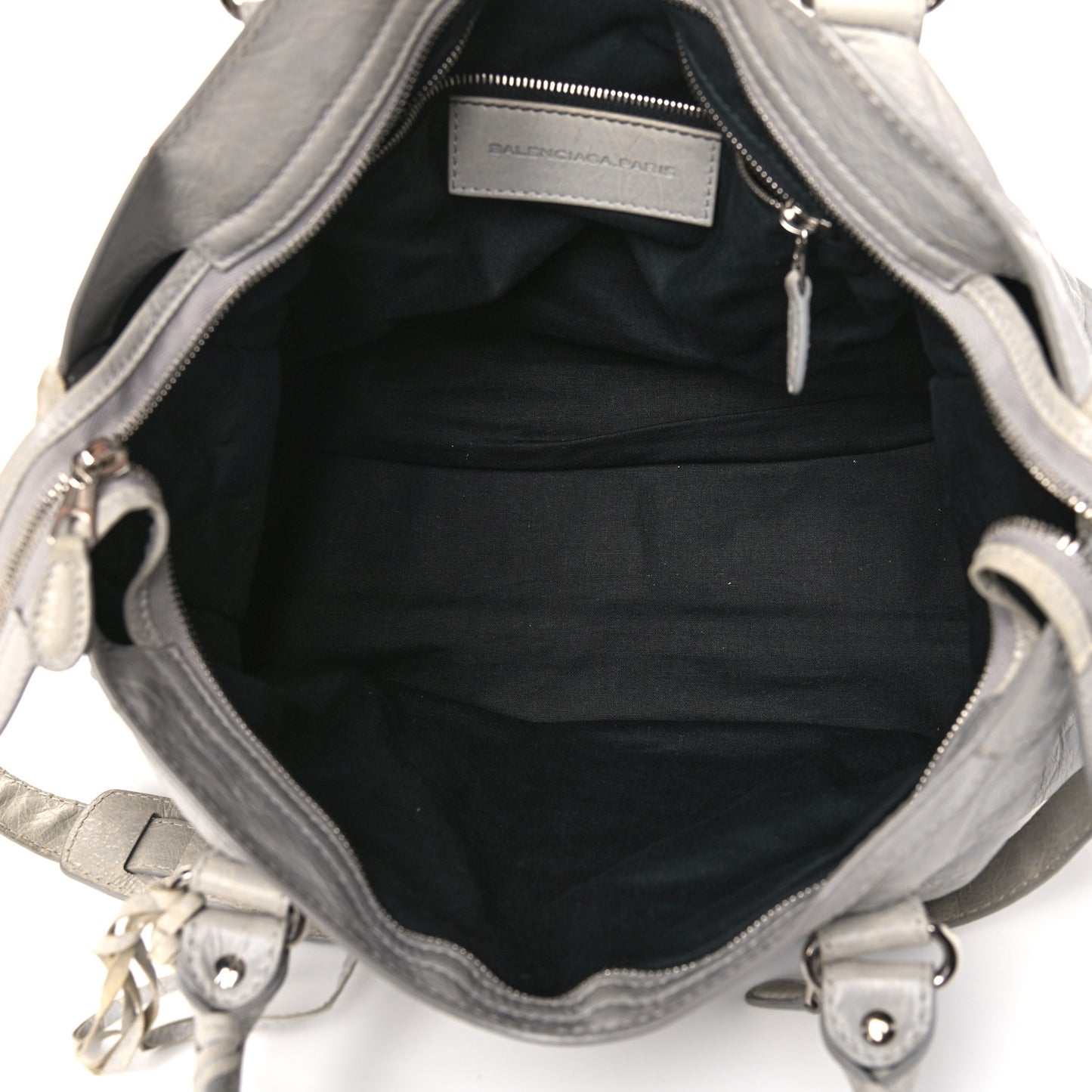 Agneau Giant 12 Silver Hardware City Gris Ciment