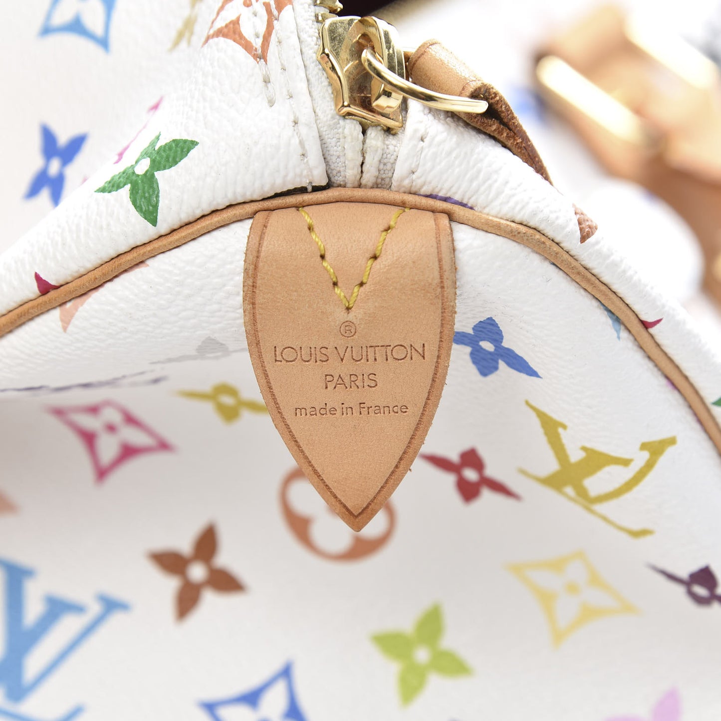 Monogram Multicolor Keepall 45 White