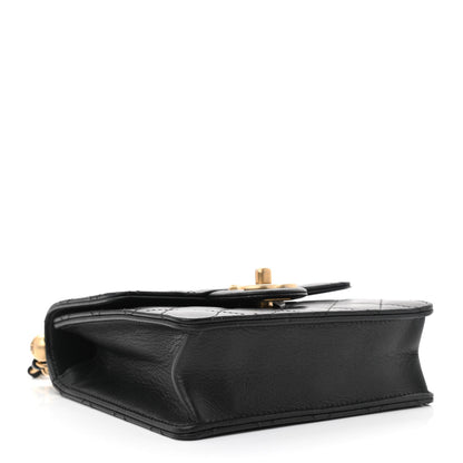 Chanel Goatskin Quilted Chic Pearls Flap Black 4 of 11