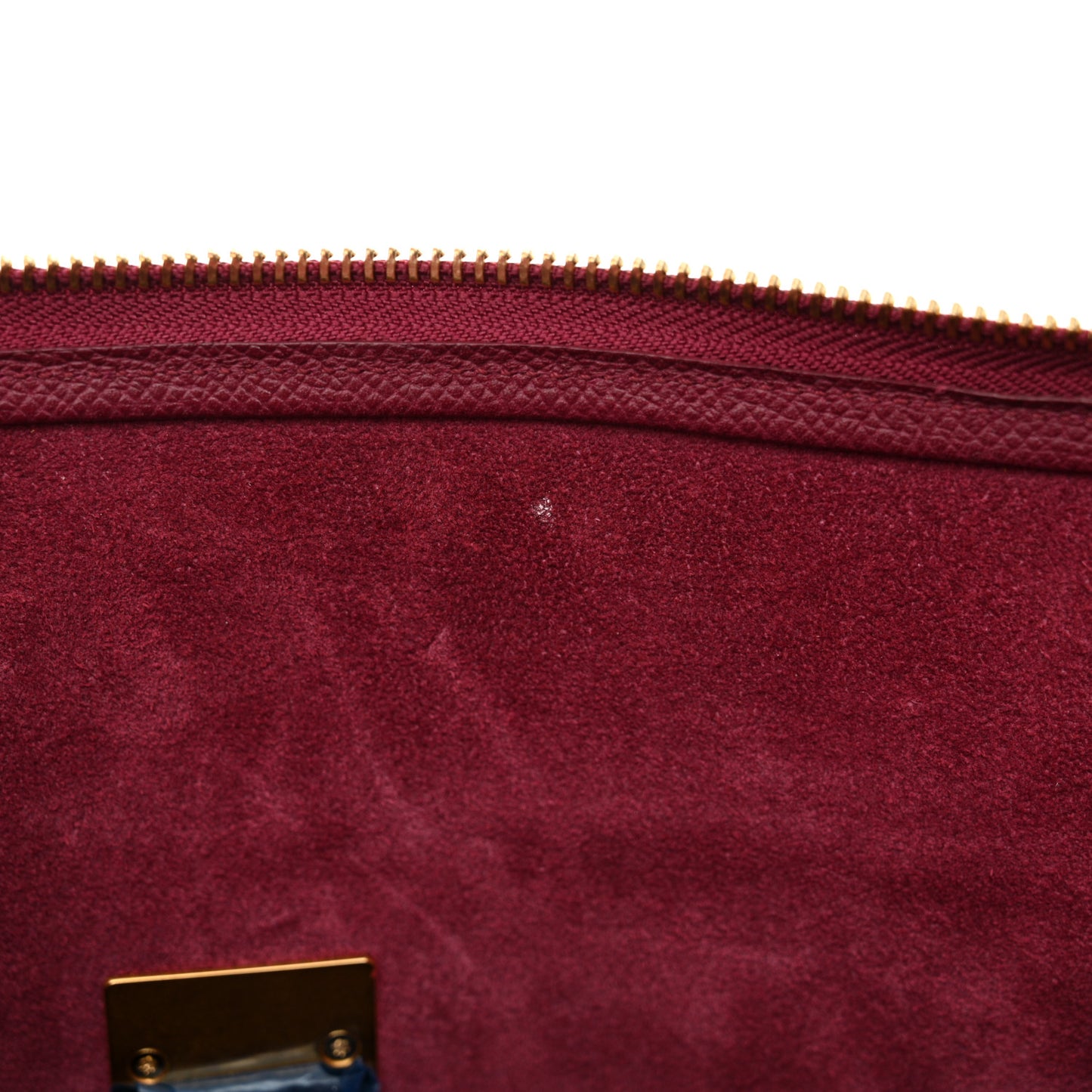 Grained Calfskin Mini Belt Bag Plum