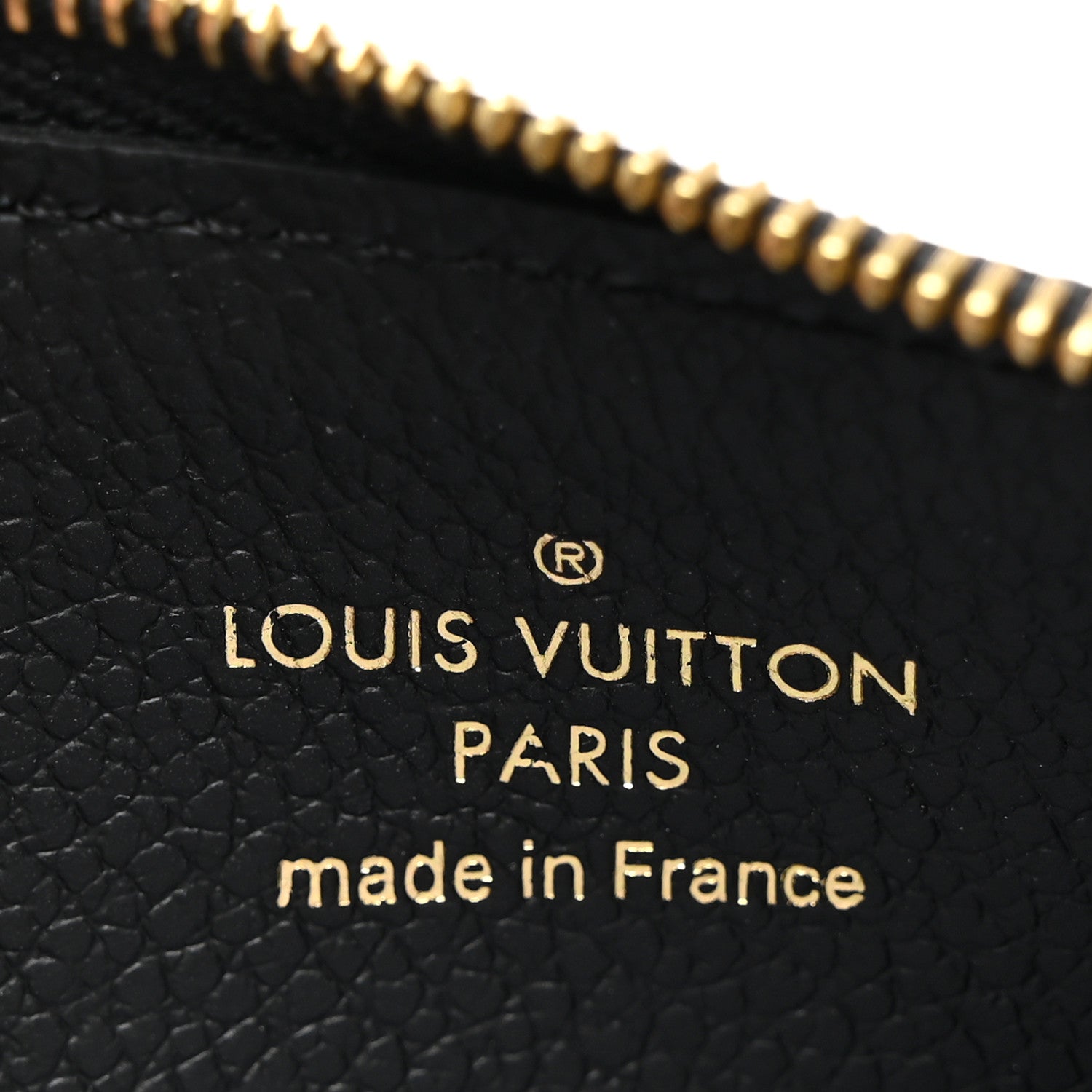 Louis Vuitton Empreinte Monogram Zipped Romy Card Holder Black 6 of 6