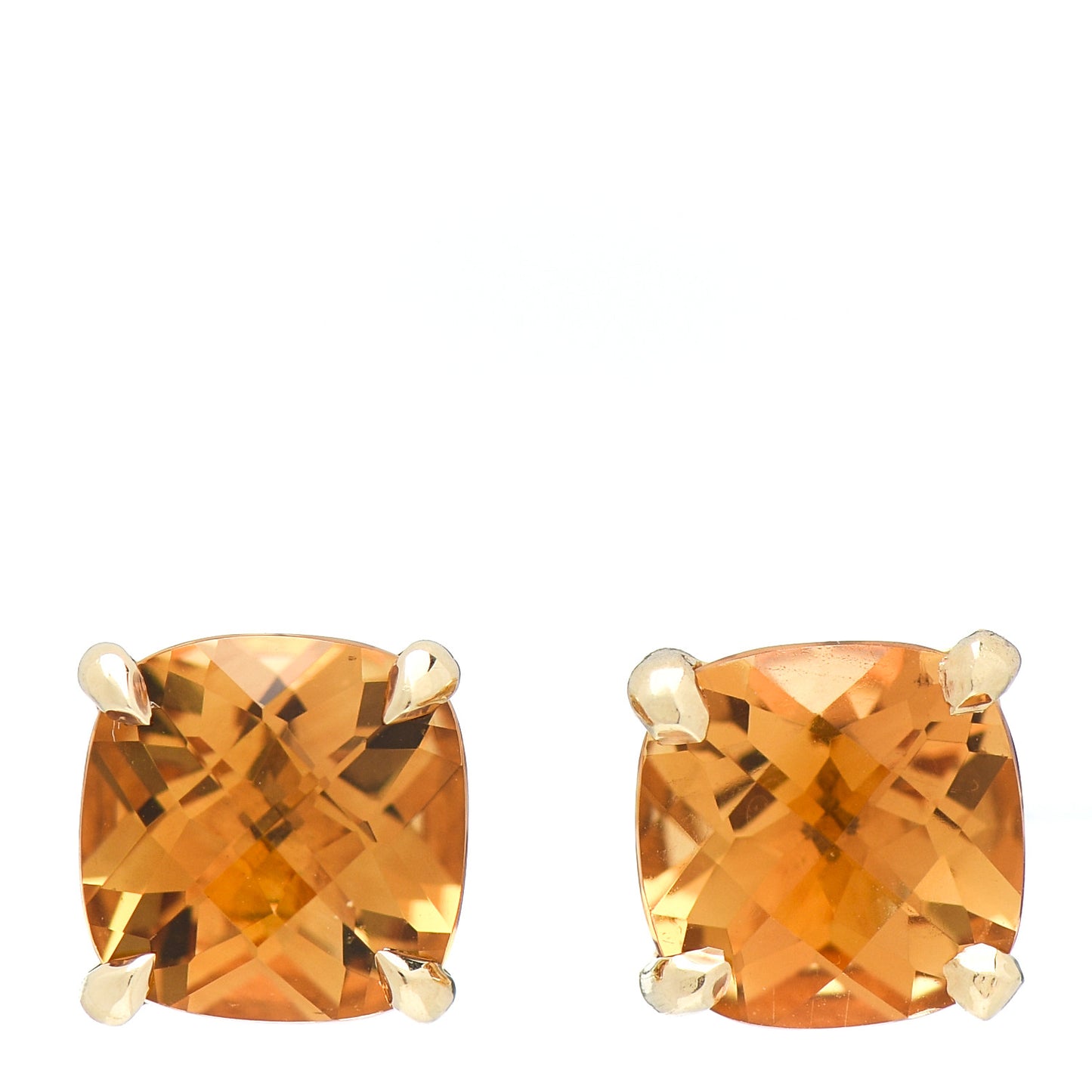 18K Yellow Gold Citrine Sparklers Earrings