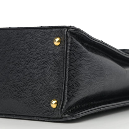 Chanel Caviar Diamond Stitched Flap Shoulder Bag Black 10 of 14